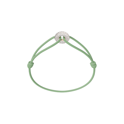 Mini Rose Soho Pavé Cord Bracelet