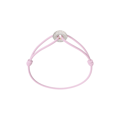 Mini Rose Soho Pavé Cord Bracelet