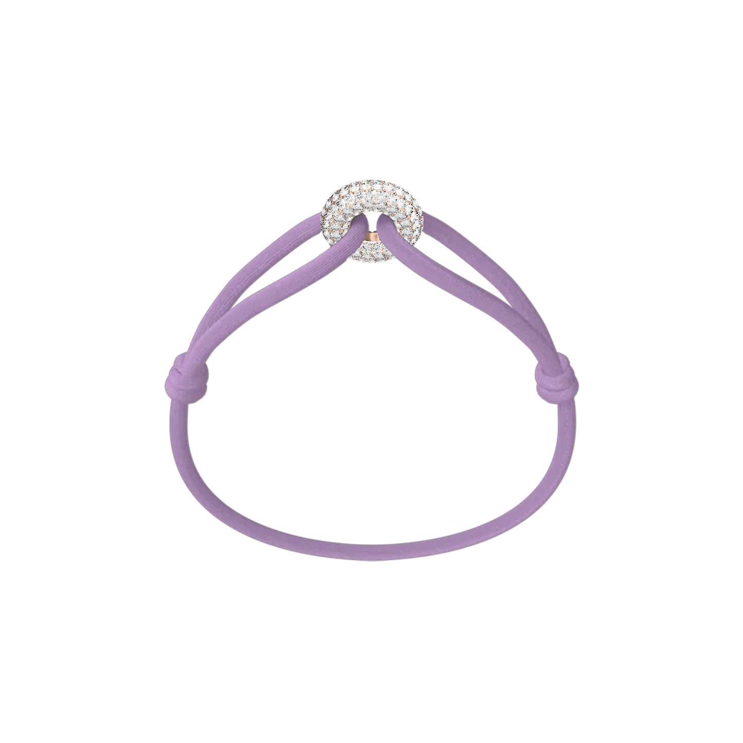 Rose Soho Pavé Cord Bracelet