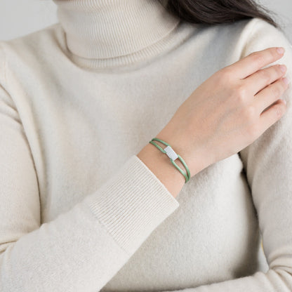 Snow Regent Cord Bracelet