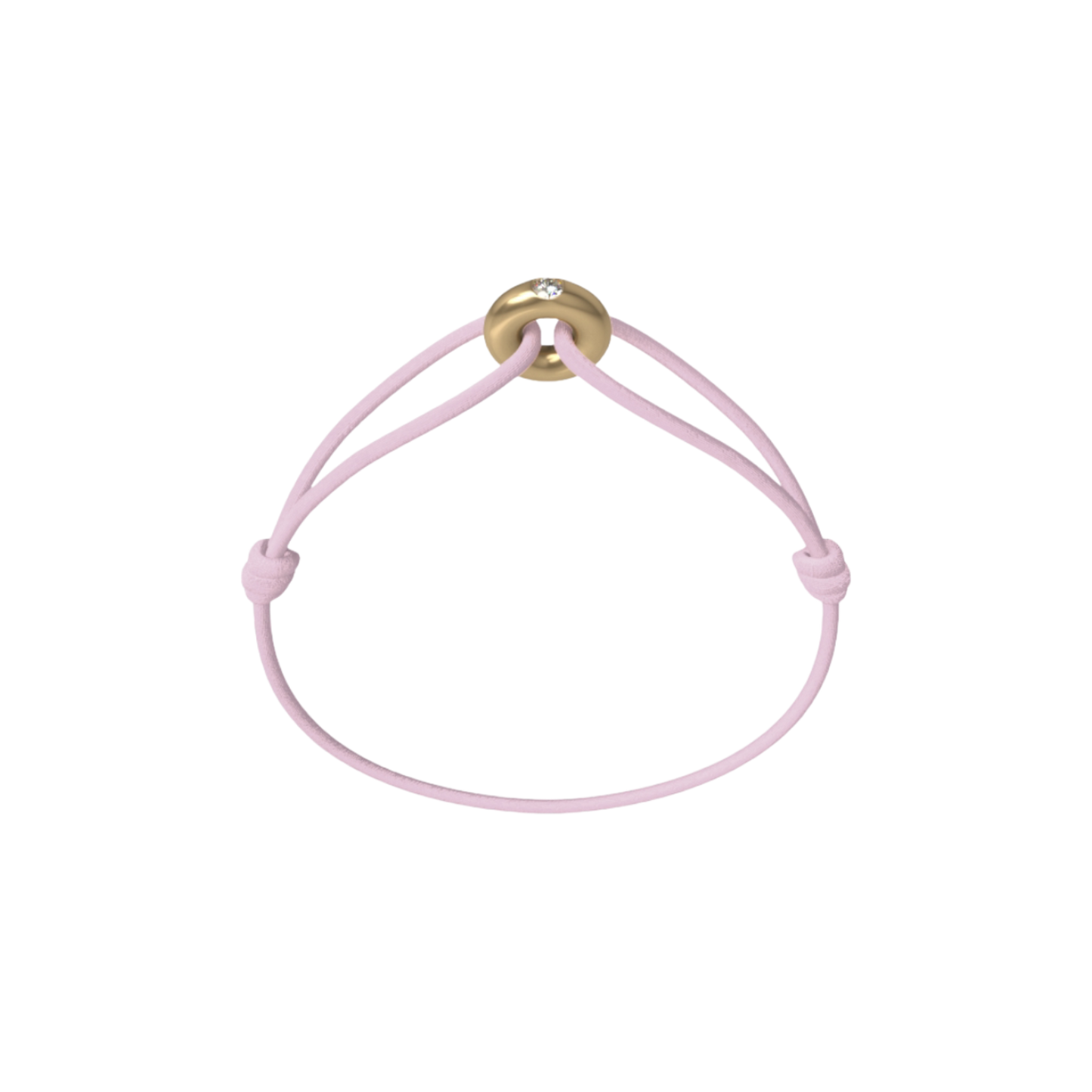 Mini Golden Soho Diamond Cord Bracelet