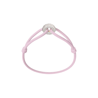 Rose Soho Pavé Cord Bracelet