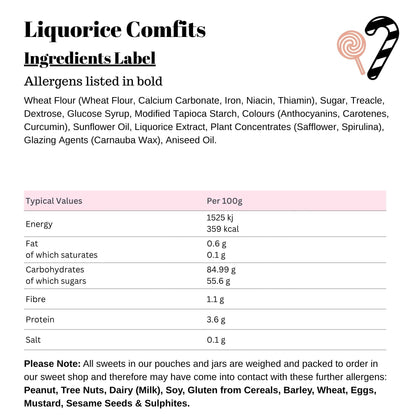 Liquorice Comfits