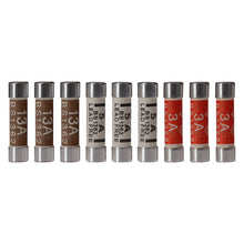 Maplin Mixed Pack of Plug Fuses 3A/5A/13A BS1362 25.4 x 6.4mm - Pack of 9