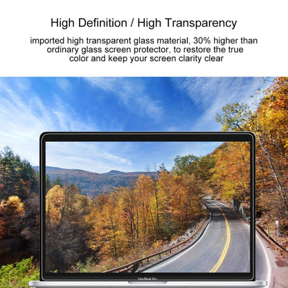 2 PCS For MacBook Pro 16 inch 9H Laptop Screen Tempered Glass Protective Film, 2 PCS