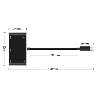 USB-C / Type-C to HDMI /VGA /USB 3.0 /PD Converter