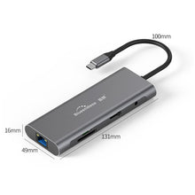 Blueendless 9 In 1 Multi-function Type-C / USB-C HUB Expansion Dock, 9 In 1