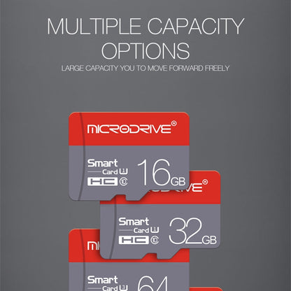 Microdrive 16GB High Speed Class 10 Micro SD(TF) Memory Card, 16GB