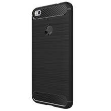 For Huawei  P8 Lite (2017) Brushed Carbon Fiber Texture Shockproof TPU Protective Case, Huawei P8 Lite (2017)