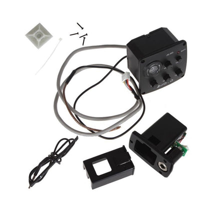 JOYO JE-303 Guitar Pickup 3-Band EQ Preamp Tuner Pickup Equalizer with Tuning Function, JE-303