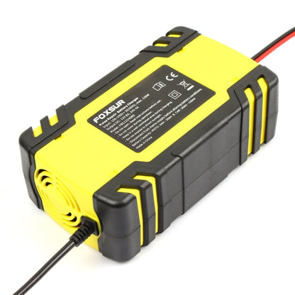 FOXSUR 12V-24V Car Motorcycle Truck Repair Battery Charger AGM Charger, EU Plug, US Plug, EU Plug, UK Plug