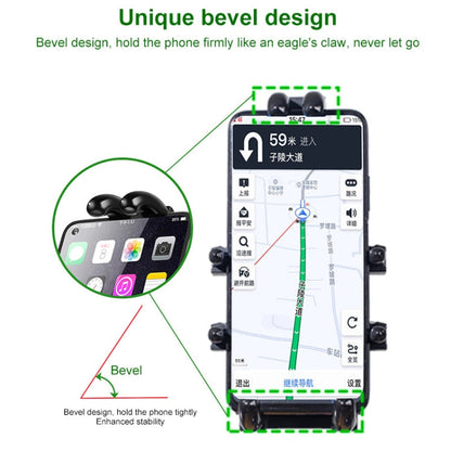 M8 Bolt Ball-Head Motorcycle Multi-function Eight-jaw Aluminum Phone Navigation Bracket with Anti-theft Knobs, M8 Bolt+Anti-theft Knobs