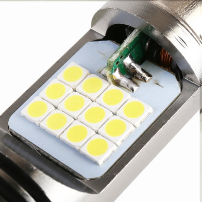 PX15D DC12V / 7.4W Motorcycle LED Headlight with 24LEDs SMD-3030 Lamp Beads, PX15D Style 2 (White Light), PX15D Style 2 (Yellow + White)