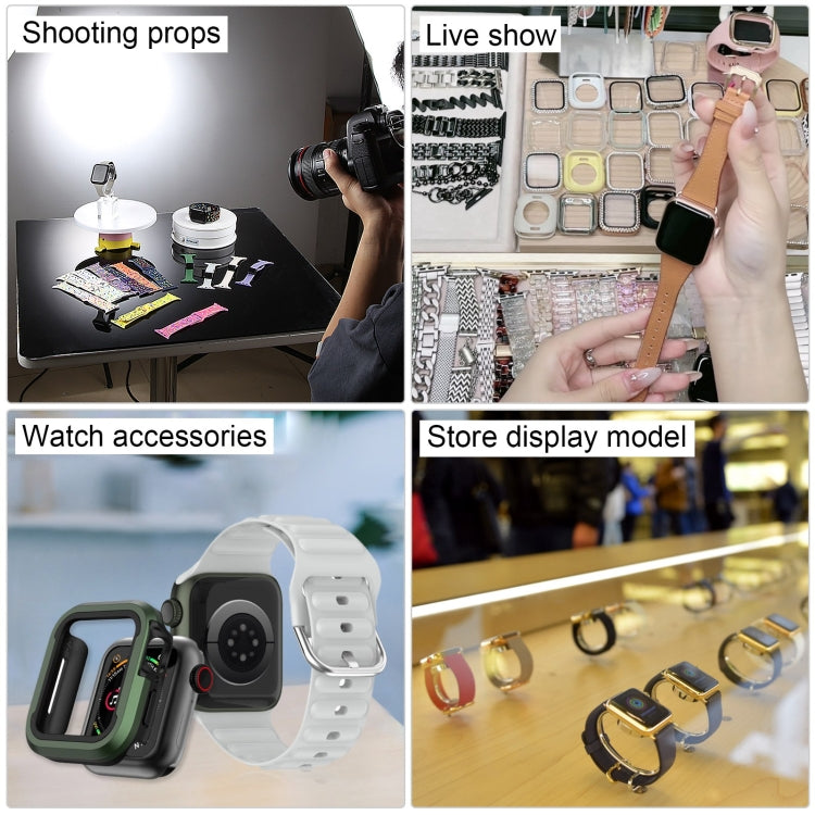 For Apple Watch Series 7 45mm Black Screen Non-Working Fake Dummy Display Model, For Photographing Watch-strap, No Watchband, For Apple Watch Series 7 45mm No Watchband, For Apple Watch Series 7 41mm No Watchband                                        ...