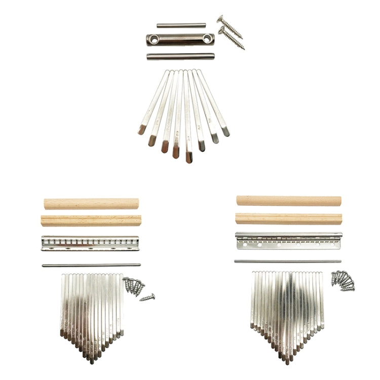 2 PCS 8 Tone Thumb Piano Keys Kalimba Pick Accessories Kit, 2 PCS 8 Tone