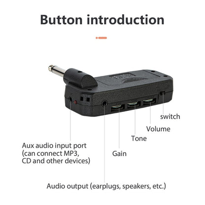 JOYO JA-03 Lead Distortion Mini Portable Electric Guitar Effector, Lead Distortion