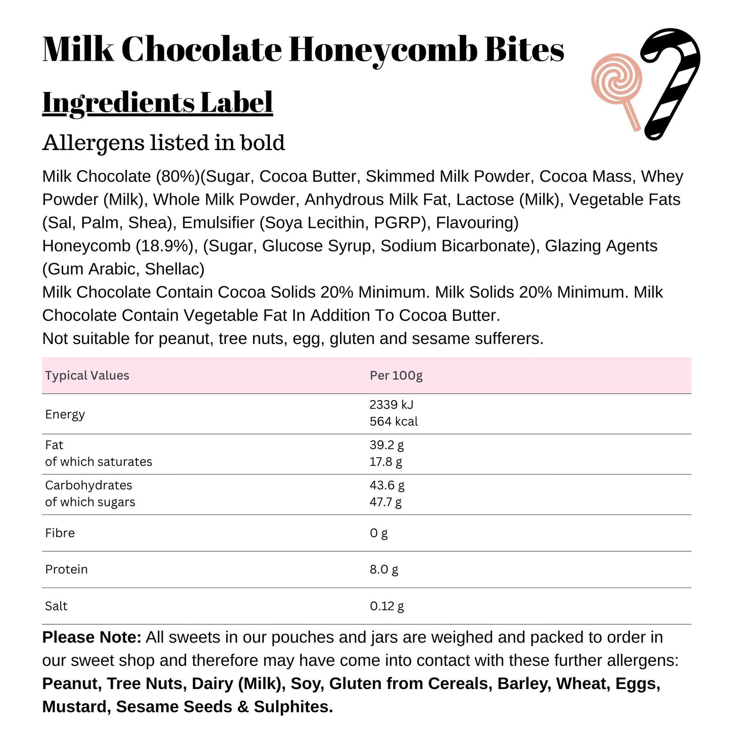Milk Chocolate Honeycomb Bites