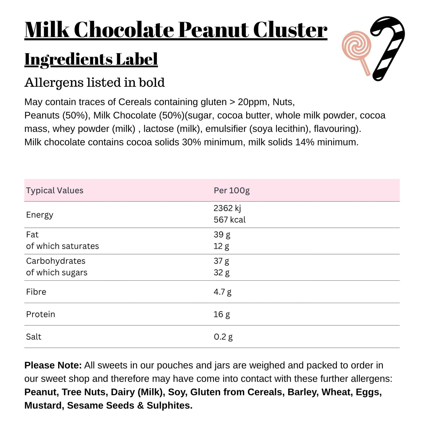 Milk Chocolate Peanut Cluster