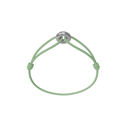 Mini Silver Soho Diamond Cord Bracelet