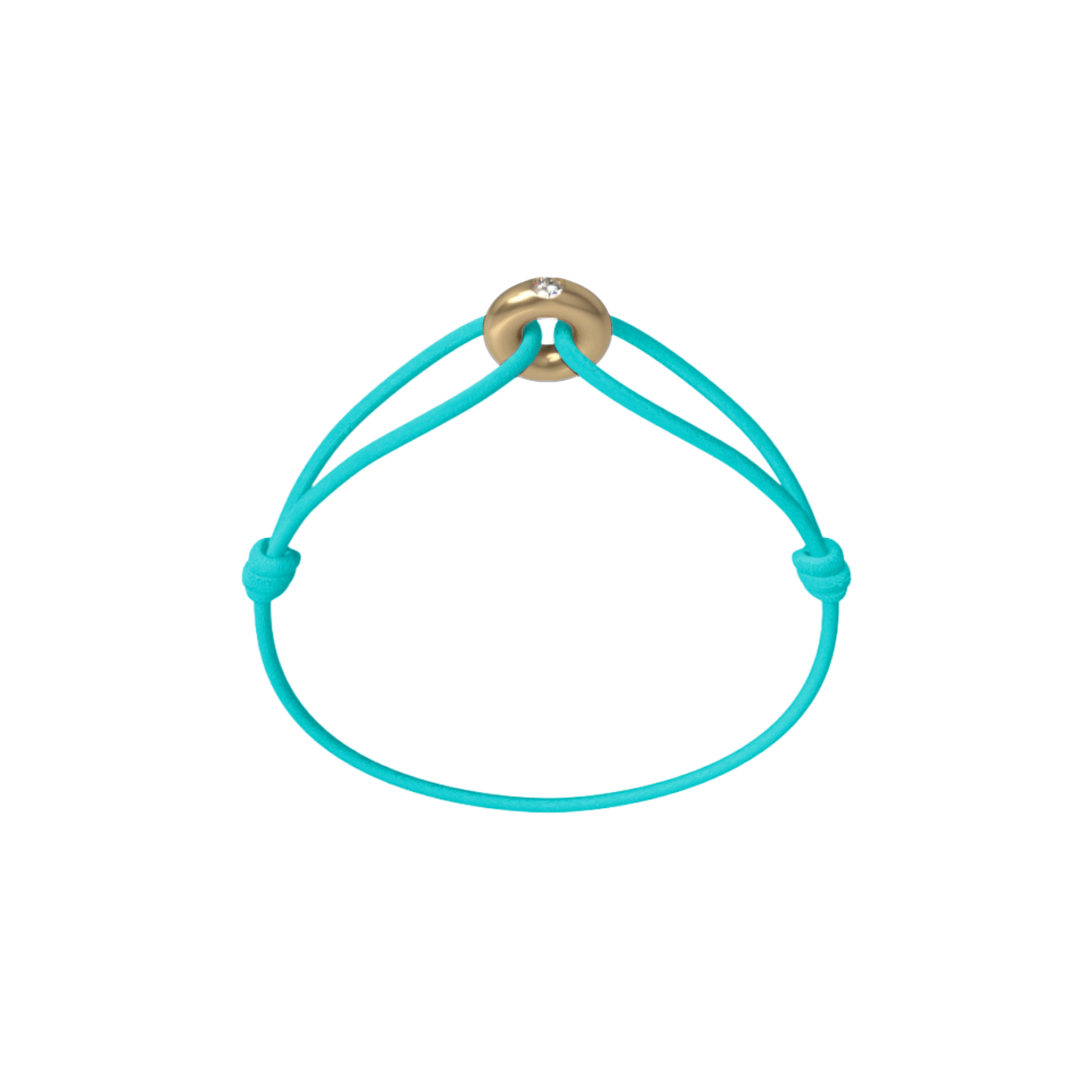 Mini Golden Soho Diamond Cord Bracelet