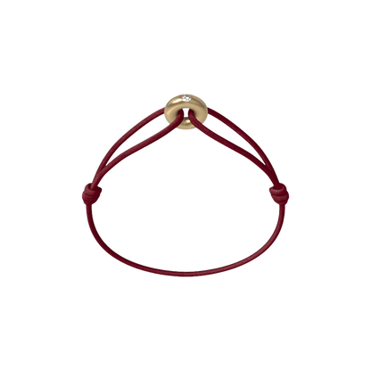 Mini Golden Soho Diamond Cord Bracelet