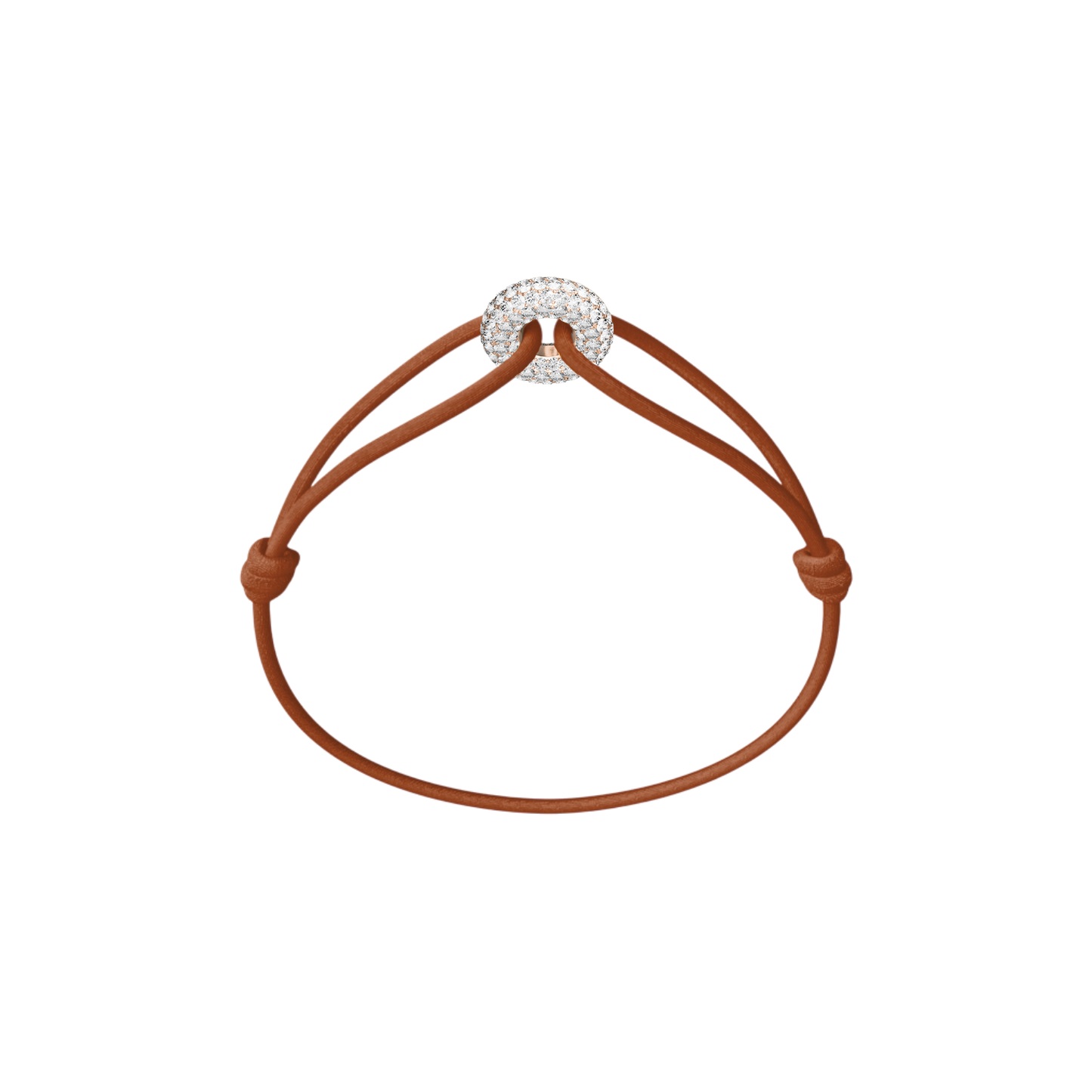 Mini Rose Soho Pavé Cord Bracelet