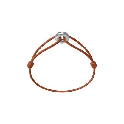 Mini Silver Soho Diamond Cord Bracelet