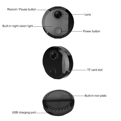 HDQ15 HD 1080P WIFI Mini Camera, with IR Night Vision & Remote Surveillance, 1080P