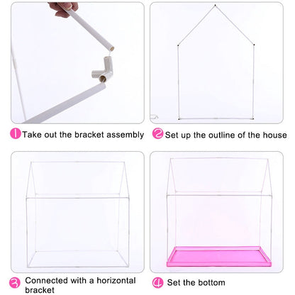 Household Children Printing Play Tent Small Game House with 50 Ocean Balls & Mat, with 50 Ocean Balls & Mat (Light Pink), with 50 Ocean Balls & Mat (Black White), with 50 Ocean Balls & Mat (Pink), with 50 Ocean Balls & Mat (Green)