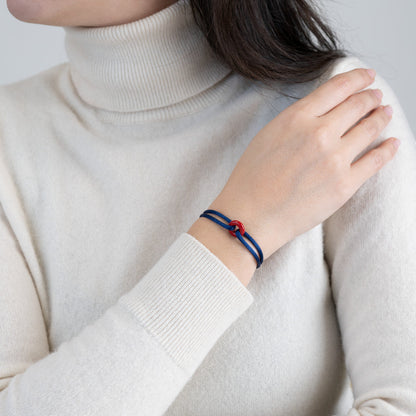 Coral Soho Cord Bracelet