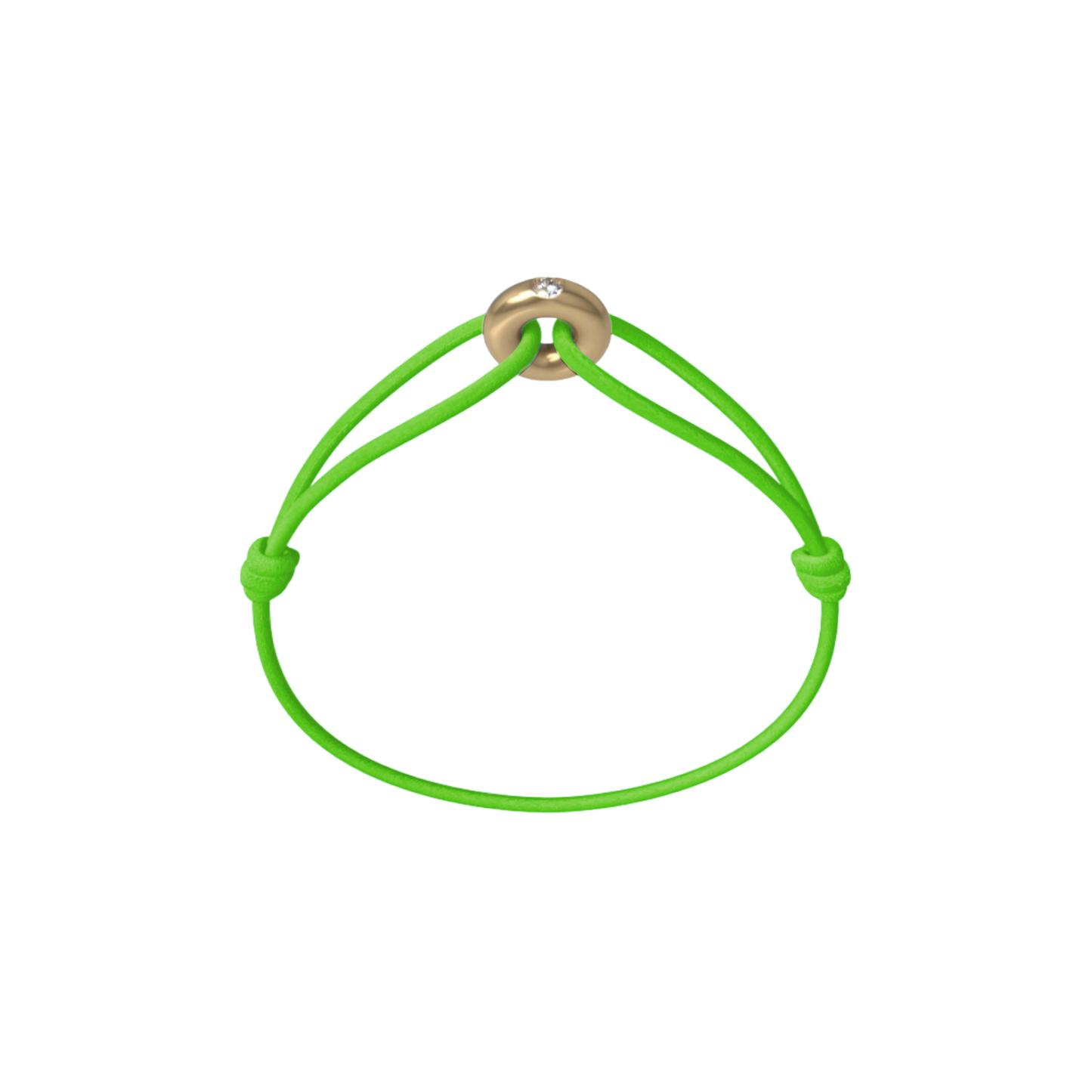 Mini Golden Soho Diamond Cord Bracelet