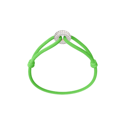 Rose Soho Pavé Cord Bracelet