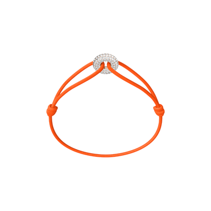 Mini Rose Soho Pavé Cord Bracelet