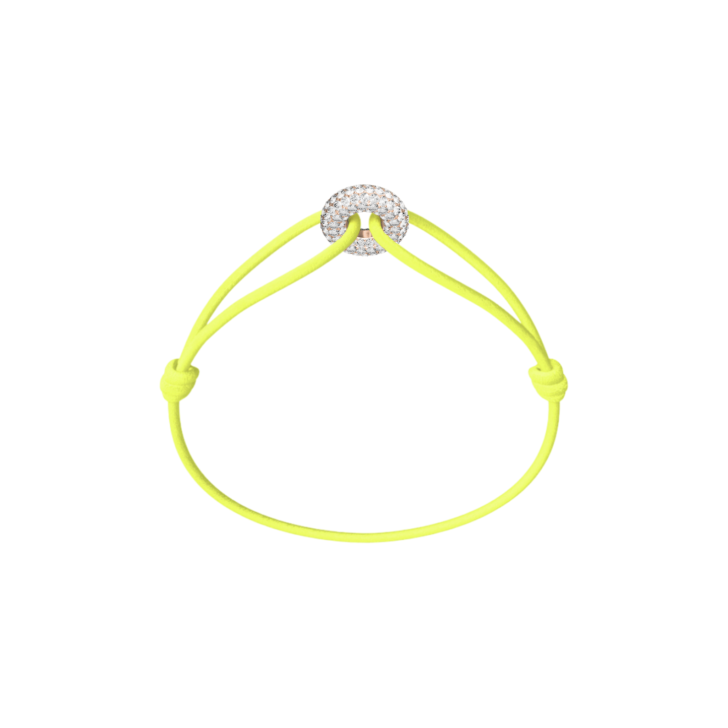 Mini Rose Soho Pavé Cord Bracelet