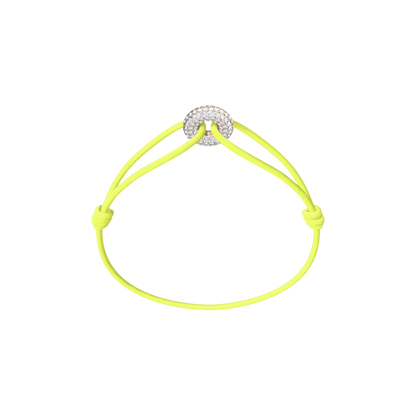 Mini Rose Soho Pavé Cord Bracelet
