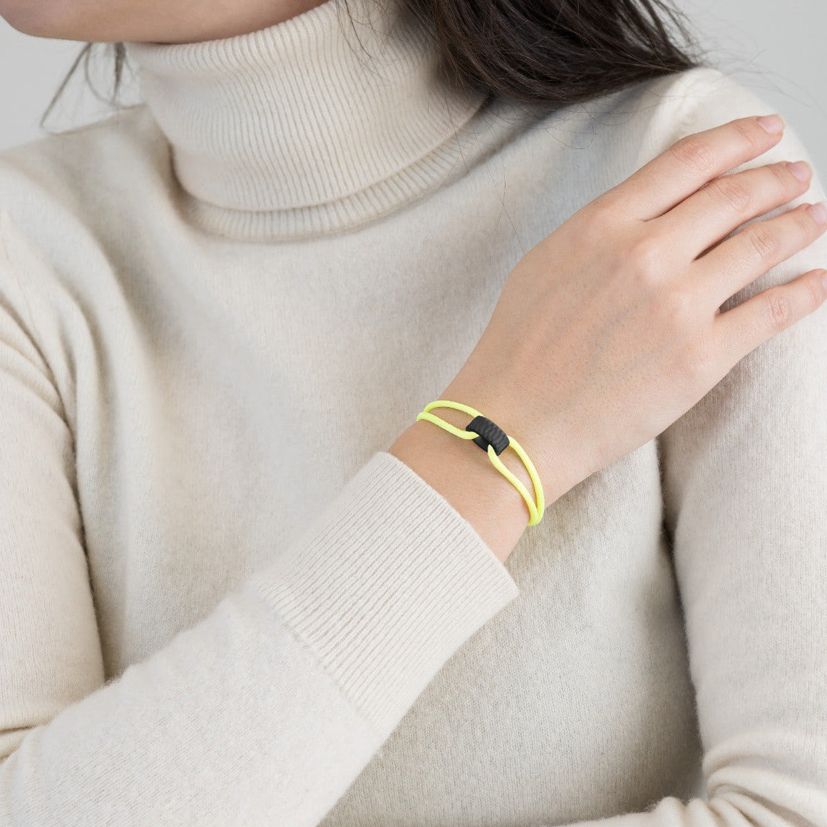 Carbon Regent Cord Bracelet