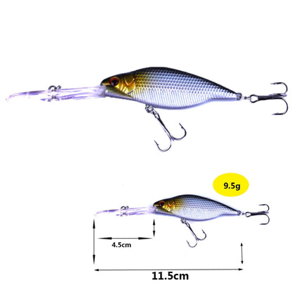 HENGJIA 5 PCS/Kit Popular Fishing Lures Bait Bionic Kit, Mix001