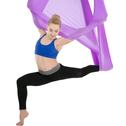 Household Handstand Elastic Stretching Rope Aerial Yoga Hammock Set