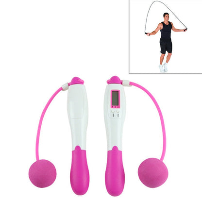 Digital Professional Counting Jump Rope Sports Ball Counter Skipping Rope, Jump Rope with Ball (Pink), Jump Rope with Ball (Blue), Jump Rope with Ball (Green)