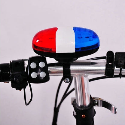 Bicycle 4 Tone Electronic Horn Mountain Bike LED Tail Light Bicycle Multifunction Horn, 4 Tone Horn LED Tail Light