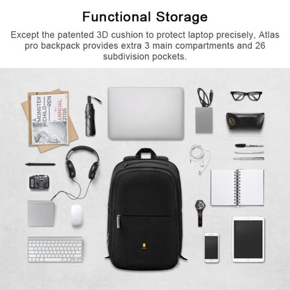 LEVEL8 Atlas Pro Laptop Backpack Shoulders Bag, LEVEL8 Atlas Pro