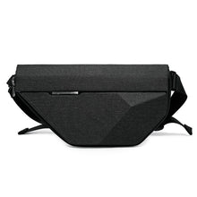 Bange BG-7502 Men Pyramid Hard Shell Waterproof Crossbody Chest Bag, Size: 35 x 18 x 5cm, 35 x 18 x 5cm(Black)