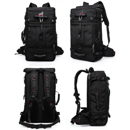 KAKA kaka2070 Oversized Version Men Oxford Cloth Waterproof Backpack Mountain Bag, Capacity: 50L, 50L(Army Green), 50L(Black), 50L(Blue)
