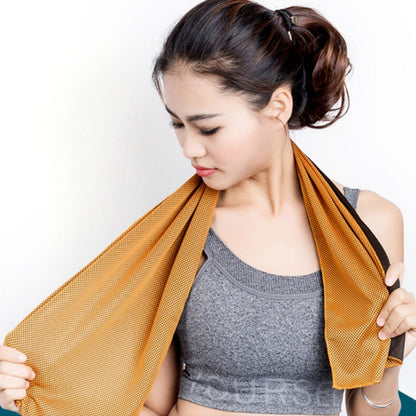 2 PCS Microfiber Fabric Gym Sports Towel Enduring Ice Towel, Size: 30*100cm, Ice Towel, Size: 30*100cm(Orange), Ice Towel, Size: 30*100cm(Green), Ice Towel, Size: 30*100cm(Grey), Ice Towel, Size: 30*100cm(Blue), Ice Towel, Size: 30*100cm(Magenta)      ...