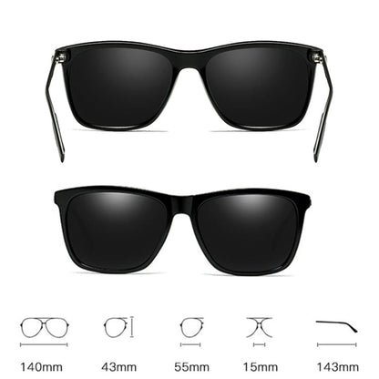 Men Retro Fashion Aluminum Magnesium Frame UV400 Polarized Sunglasses, Demi Brown + Brown, Black Tarnish+ G15 Green, Black Tarnish+ Blue, Black Tarnish+ Grey, Black Tarnish+ Pink, Black Silver+ Grey, Grey+ Silver