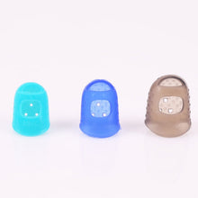 10 PCS Guitar Ukulele Stringed Instrument Finger Protector Anti-pain Finger Cap in Random Color Delivery(Size: L), Size: L