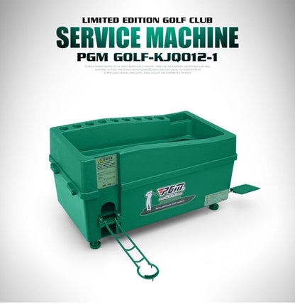 PGM Golf Ball Dispenser Automatic Tee Up Machine with Club Rack, Size: 62x32x32cm, 62x32x32cm Green
