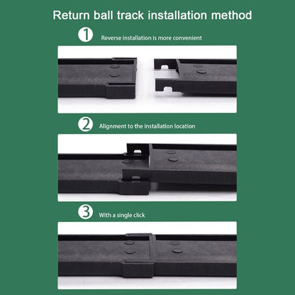 PGM Golf Mini Putting Mat Push Rod Trainer 2.5m, with Auto Ball Return Fairway, 2.5m, with Auto Ball Return Fairway