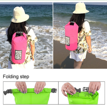 Outdoor Waterproof Dry Dual Shoulder Strap Bag Dry Sack, Capacity: 20L, 20L