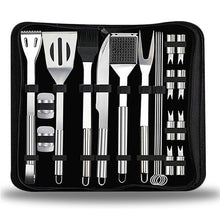 20 in 1 Outdoor Tableware Set Camping Barbecue Tableware Picnic Tool Set, 20 in 1